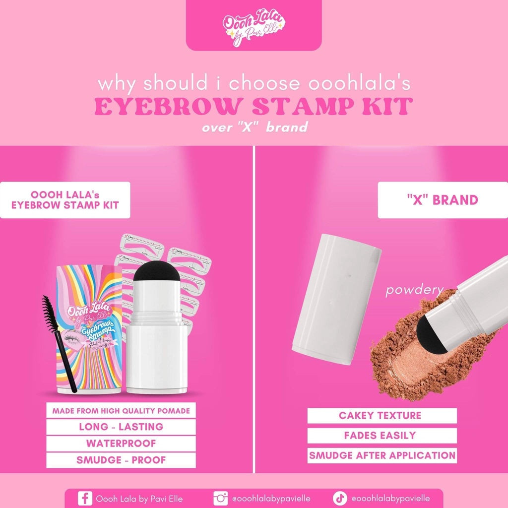 Oooh Lala By Pavi Elle Eyebrow Stamp Kit