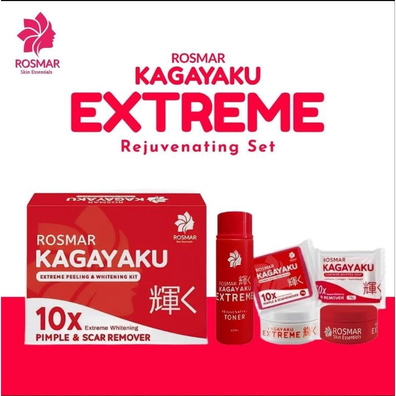 Rosmar Kagayaku Extreme Peeling & Whitening Kit